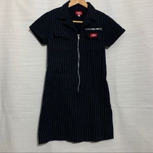 Vintage zipper pinstripe Dickies Dress